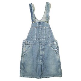 Autre Marque Green Japanese Painter Denim Overalls Blue