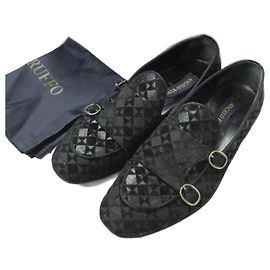 Autre Marque ANGELO RUFFO VAMP D/MONK Scarpe Double Monk Geometriche Altro