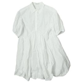 Autre Marque Vestido Esther de algodão Cecilie Bahnsen Branco