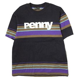 Autre Marque kolor Dotsume Border Tenjiku Cotton TShirt Black