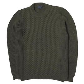 Pull en laine à col rond Lanvin M Vert
