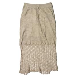 Autre Marque AVERY ROW Leinenstrickrock Andere