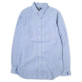 Ralph Lauren-Ralph Lauren Classic Fit Stripe Shirt S-Blue
