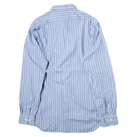 Ralph Lauren-Ralph Lauren Classic Fit Stripe Shirt S-Blue