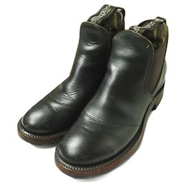 Ralph Lauren RRL CONGRESS BOOT Full Grain Leather Chelsea Boots Black