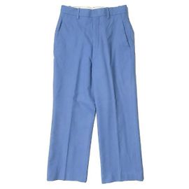 Autre Marque Stretch Wool High Waist Ankle Pants 34 Blue