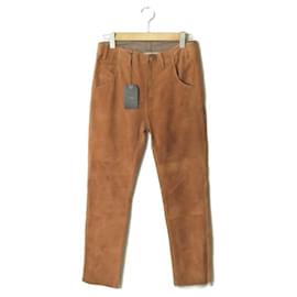 Autre Marque Pantaloni tapered in suede Bukht Goat color cammello Cammello