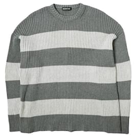 Balenciaga-Balenciaga BB Logo Knit Sweater-Brown