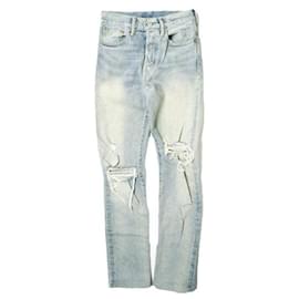 Ralph Lauren-RRL STRAIGHT LEG STRETCH SELVEDGE Jean-Blue