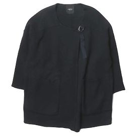 Autre Marque UNUSED Collarless Coat Wool Coat Other