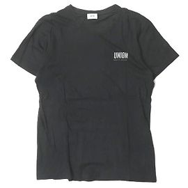 Autre Marque Camiseta de algodón Union Brooklyn New York Negro