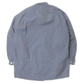 Autre Marque Camicia oversized in jeans gourmet grigia Marrone