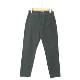 Calças de algodão afuniladas Acne Studios Verde escuro