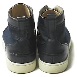 Christian Louboutin-Christian Louboutin Rantus Orlato Denim Sneakers-Blue