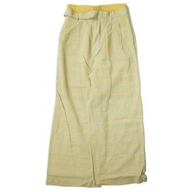 Autre Marque Pantalones Rito DOUBLE WEST SHEER PANTS Beige