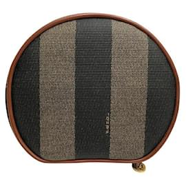 Fendi-Fendi Pequin PVC Leather Pouch-Green