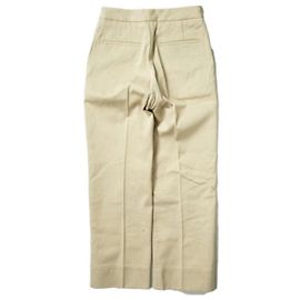 Autre Marque Pantalones Baker de sarga de algodón Drawer Beige