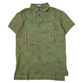 Ralph Lauren-Ralph Lauren Pony Embroidery Camouflage Polo Shirt-Green