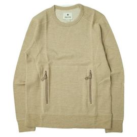 Autre Marque Snow Peak Wollstrickpullover XS Beige Beige