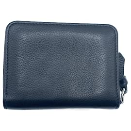 Louis Vuitton-Louis Vuitton Lockme Zippy Coin Purse Black-Black