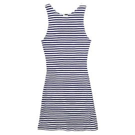 Autre Marque Top Bodycon de Algodón Púrpura/Blanco Otro