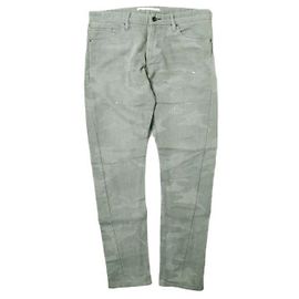 Autre Marque Calças de denim misto de algodão e-802G Marrom