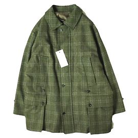 Autre Marque A.PRESSE Hunting Half Coat 23AW Olive Olive green