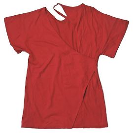 Autre Marque Camiseta asimétrica de algodón roja EARIH CB1005 Otro