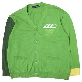 Autre Marque Cárdigan de punto de algodón con logo anThem NOTE Verde