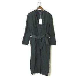 Autre Marque AURALEE Washed Linen No Collar Coat Other