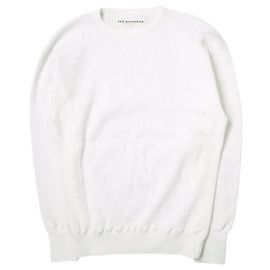 Autre Marque THE SHINZONE WAFFLE PO Baumwollpullover Weiß