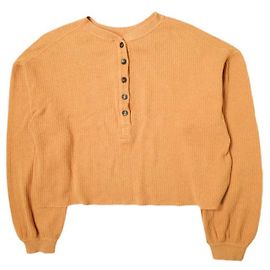 Autre Marque BEAUTY&YOUTH UNITED ARROWS Ripp-Henley-Pullover Orange