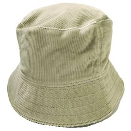 Autre Marque Chapéu bucket de corduroy UNUSED UH0541 Bege