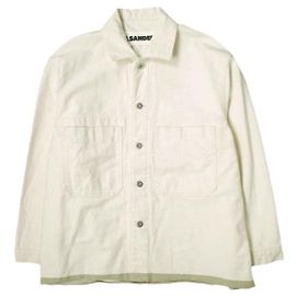 Jil Sander Boxy Denim Jacke Baumwolljacke Roh