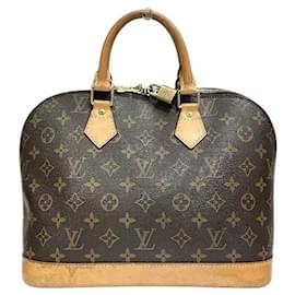 Louis Vuitton-Louis Vuitton Alma Monogram Handbag M51130-Brown
