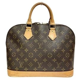 Louis Vuitton-Louis Vuitton Alma Monogram Handbag M51130-Brown