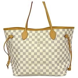 Louis Vuitton-Louis Vuitton Neverfull MM-White