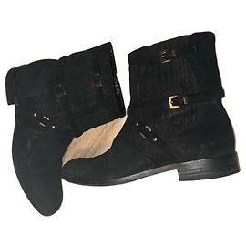 Botines Dior de piel negra Negro