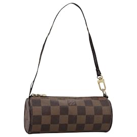 Louis Vuitton-LOUIS VUITTON Damier Ebene Papillon Pouch LV Auth 106117-Other