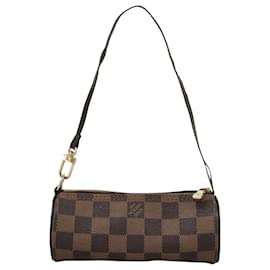 Louis Vuitton-LOUIS VUITTON Damier Ebene Papillon Pouch LV Auth 106117-Other