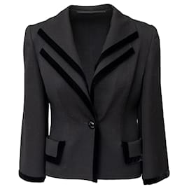 Autre Marque-M. Beccali Short Blazer-Black