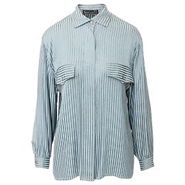Autre Marque Camicia a righe Nora Grandi Grigio