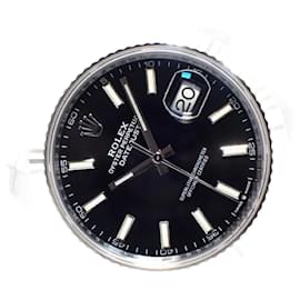 Rolex-ROLEX Datejust 41 black 18KWG bezel 126334 '21 Mens-Silvery