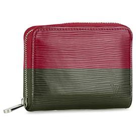 Louis Vuitton-Louis Vuitton Leather Zippy Coin Purse-Purple