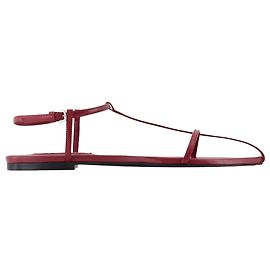 Sandali - Jil Sander - Pelle - Rosso Rosso