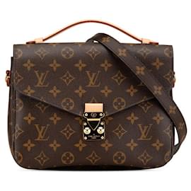 Louis Vuitton-Louis Vuitton Monogram Pochette Metis MM Bag-Brown
