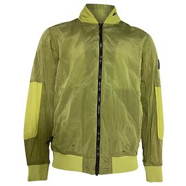 Veste en nylon vert Stone Island 2-Way Metal Watro Ripstop Vert