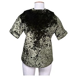 Autre Marque Top de terciopelo verde LOST INK Verde