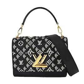 Louis Vuitton-Louis Vuitton Since 1854 Twist MM 2way Hand Shoulder Bag-Black,White