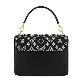 Louis Vuitton-Louis Vuitton Since 1854 Twist MM 2way Hand Shoulder Bag-Black,White